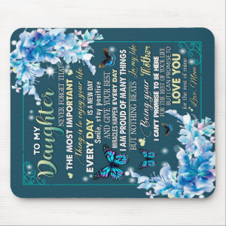 Zu meiner Mama Geschenk, Tochter und Mama, Schmett Mousepad