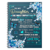 Zu meiner Mama Geschenk, Tochter und Mama, Schmett Notizblock (Vorderseite)