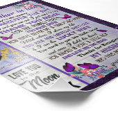 zu meiner Mutter- in - Law Geschenk, Mutter Geburt Fotodruck (Ecke)