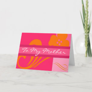 Zu meiner Mutter Karte