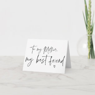Zu meiner Mutter meine beste Freundin Mutter der B Karte