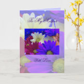 Zu meiner Mutter mit Liebe Karte (Gelbe Blume)