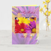 Zu meiner Mutter mit Liebe Karte (Gelbe Blume)