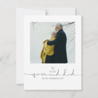 Zu meiner Mutter und meinem Vater auf meinem Hochz