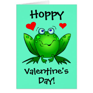 Zu meiner Prinzessin Hoppy Valentines Froschkarte