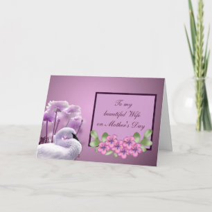 zu meiner schönen Ehefrau am Muttertag Karte