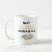 ZU MEINER SCHÖNEN MUTTER-IN-LAW-KAFFEE-TASSE KAFFEETASSE (Links)