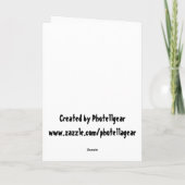 Zu meiner Schwester - Gruß-Karte Karte (Rückseite)