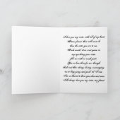 Zu meiner Schwester - Gruß-Karte Karte (Innenseite)