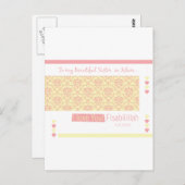 Zu meiner Schwester im Islam - ich Liebe, Sie fina Postkarte (Vorne/Hinten)