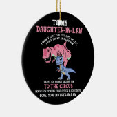 Zu meiner Schwiegertochter Keramik Ornament (Rechts)
