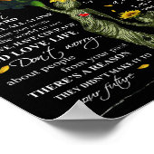 Zu meiner Sonnenblumentochter Poster (Ecke)