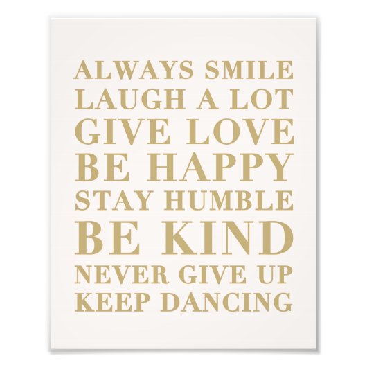 Zu meiner Tochter | Art Print Fotodruck (Vorne)