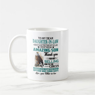 zu meiner Tochter im Shirt Kaffeetasse