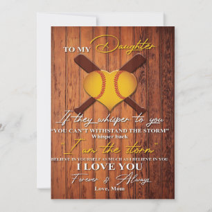 Zu meiner Tochter   Niedlich zu meinem Geschenk Feiertagskarte