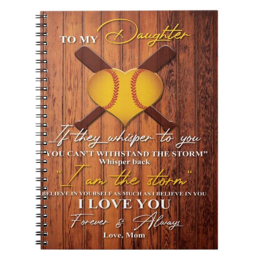 Zu meiner Tochter | Niedlich zu meinem Geschenk Notizblock (Vorderseite)