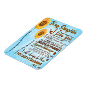 Zu meiner Tochter | Sonderbrief an meine Tochter Magnet (Linke Seite)