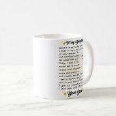 zu meiner Tochter-Tasse vom Vater Kaffeetasse (VorderseiteRechts)