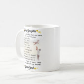 zu meiner Tochter-Tasse vom Vater Kaffeetasse (Vorderseite Links)