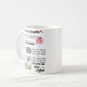 zu meiner Tochter-Tasse von der Mama Kaffeetasse (Vorderseite Links)