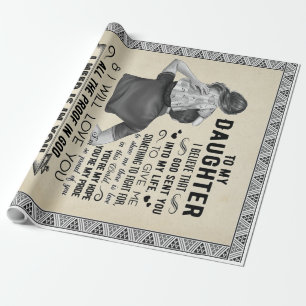 Zu meiner Tochter, Tochter Geburtstagsgeschenk, Ba Geschenkpapier