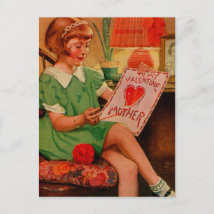 Zu meiner Valentinin Feiertagspostkarte