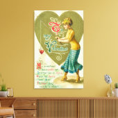 Zu meiner Valentinin Leinwanddruck (Insitu (Wohnzimmer))