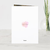 Zu meiner wunderschönen Mutter, Happy Birthday Car Karte (Rückseite)