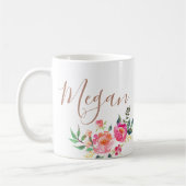 zu mit Monogramm personalisierter Name Kaffeetasse (Links)