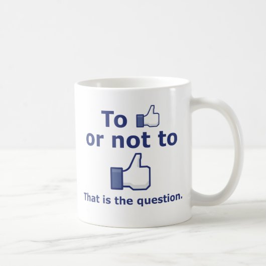 Zu mögen oder nicht mögen kaffeetasse (Rechts)