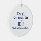 Zu mögen oder nicht mögen keramikornament (Rechts)