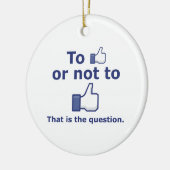 Zu mögen oder nicht mögen keramikornament (Links)