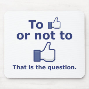 Zu mögen oder nicht mögen mousepad