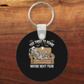 Zu müde für Pflege Schlüsselanhänger (Vorderseite)