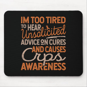 Zu müde für unerbetene Ratschläge1 Mousepad