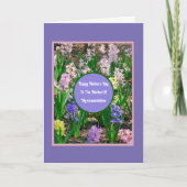 ZU MUTTER MEINER GROSSKINDER/GLÜCKLICHER MUTTER-TA KARTE (Vorderseite)