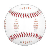 Zu nah baseball (Rückseite)