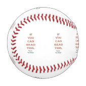 Zu nah baseball (Vorderseite Links)