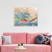 Zu Nah für Comfort gearbeitete Canvas Print Leinwanddruck (Insitu (Wohnzimmer))