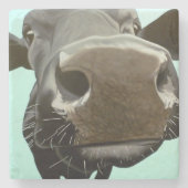 'Zu nah für Comfort Steinuntersetzer (Vorderseite)