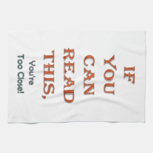 Zu nah handtuch (Horizontal)