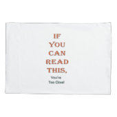 Zu nah kissenbezug (Rückseite)