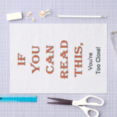 Zu nah seidenpapier (Handwerk)