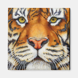 Zu Nah - Sibirisches Tiger-Magnet Magnet