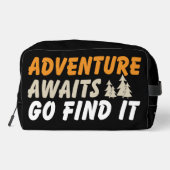 Zu neuen Abenteuern Waschbeutel (Rückseite)