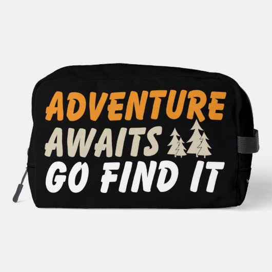 Zu neuen Abenteuern Waschbeutel (Rückseite)