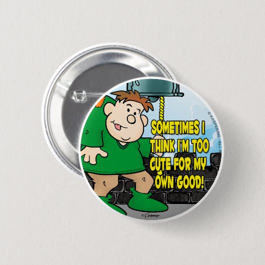 Zu Niedlich Button (Vorne & Hinten)