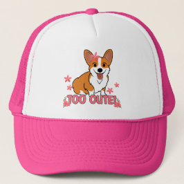 Zu Niedlich Corgi Truckerkappe