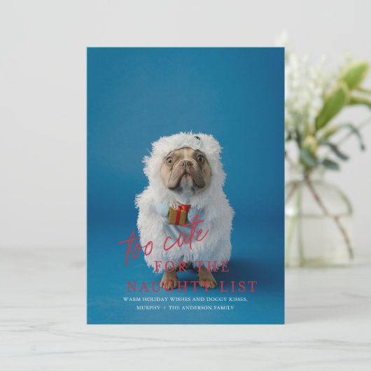 Zu Niedlich für den Foto-Urlaub auf der Kinderlist Einladung (Stehend Vorderseite)