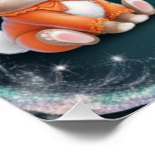 Zu Niedlich für Tricks Halloween Tiere Fledermäuse Poster (Ecke)